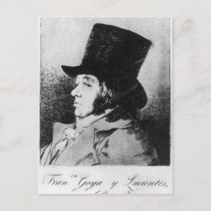 Cartão Postal Francisco Jose de Goya y Lucientes   Autorretrato