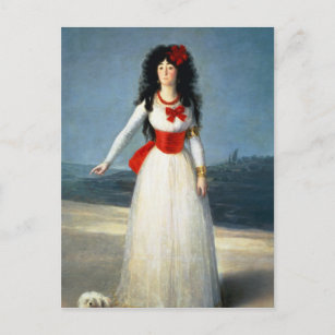 Cartão Postal Francisco Jose de Goya y Lucientes   Duquesa o
