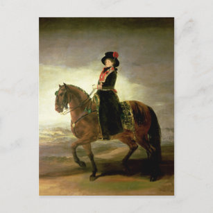 Cartão Postal Francisco Jose de Goya y Lucientes   Equestrian po