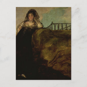 Cartão Postal Francisco Jose de Goya y Lucientes   Leocadia Zori