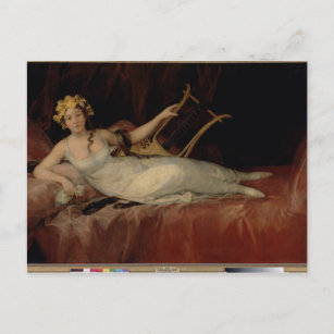 Cartão Postal Francisco Jose de Goya y Lucientes   Marquesa