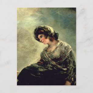 Cartão Postal Francisco Jose de Goya y Lucientes Milkmaid