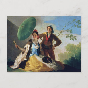 Cartão Postal Francisco Jose de Goya y Lucientes   Parasol,