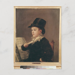 Cartão Postal Francisco Jose de Goya y Lucientes   Retrato de M
