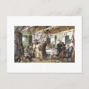 Cartão Postal Francisco Oller El Velorio