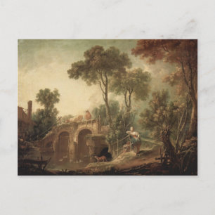 Cartão Postal Francois Boucher - A Ponte