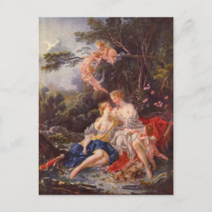 Cartão Postal Francois Boucher - Júpiter e Callisto