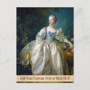 Cartão Postal FRANCOIS BOUCHER - MADAME BERGERET retrato arte