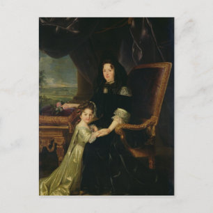Cartão Postal Francoise d'Aubigne Marquesa de Maintenon