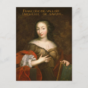 Cartão Postal Francoise-Madeleine d'Orleans Duquesa de Savoy