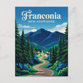 Cartão Postal Franconia EUA