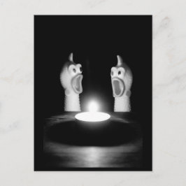 Cartão Postal Frango de borracha Natal