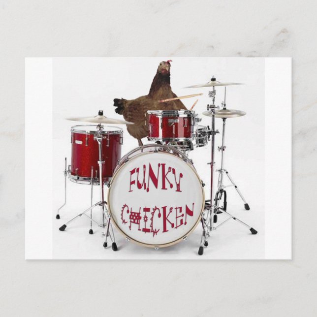 Cartão Postal Frango Engraçado (Frente)