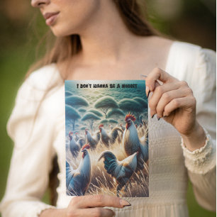 Cartão Postal Frango Livre de Roaming