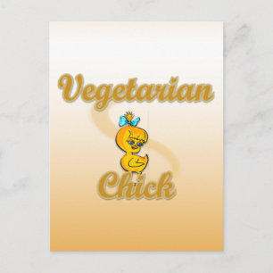 Cartão Postal Frango Vegetariano