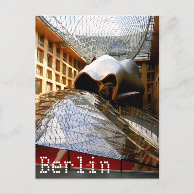 Cartão Postal Frank Gehry em Berlim, Alemanha (Frente)