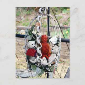 Cartão Postal Frank, Leo e Mandarin