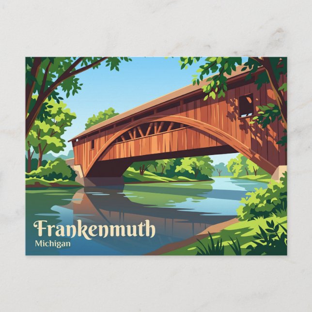 Cartão Postal Frankenmuth EUA (Frente)