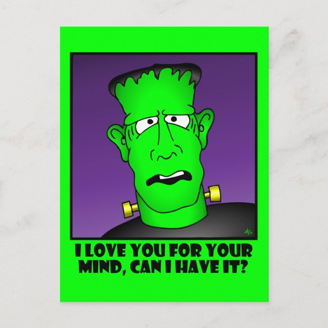 CARTÃO POSTAL FRANKENSTEIN MIND- 2 (Frente)