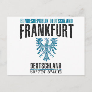 Cartão Postal Frankfurt