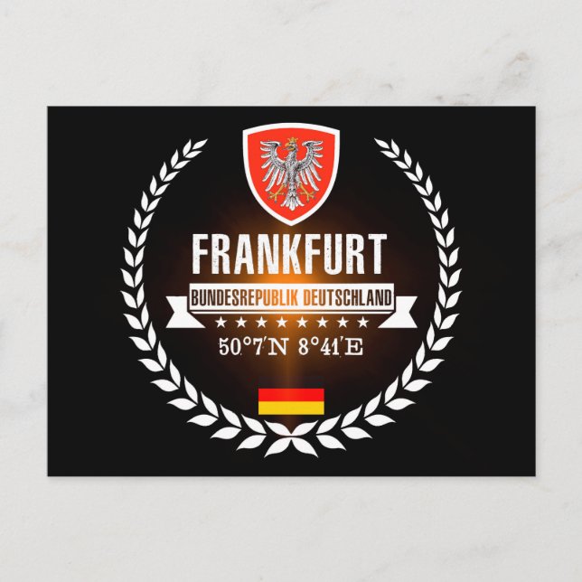 Cartão Postal Frankfurt (Frente)