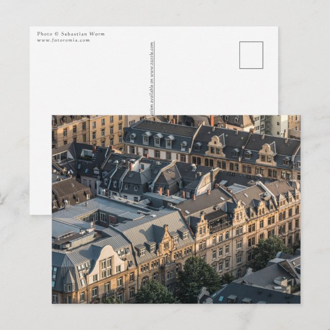 Cartão Postal Frankfurt am Main Alemanha (Frente/Verso)