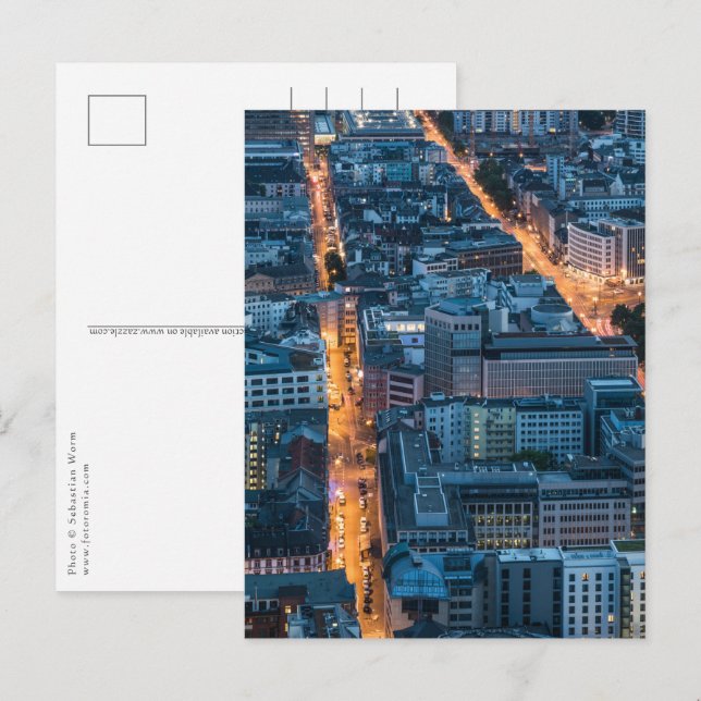 Cartão Postal Frankfurt am Main Alemanha (Frente/Verso)