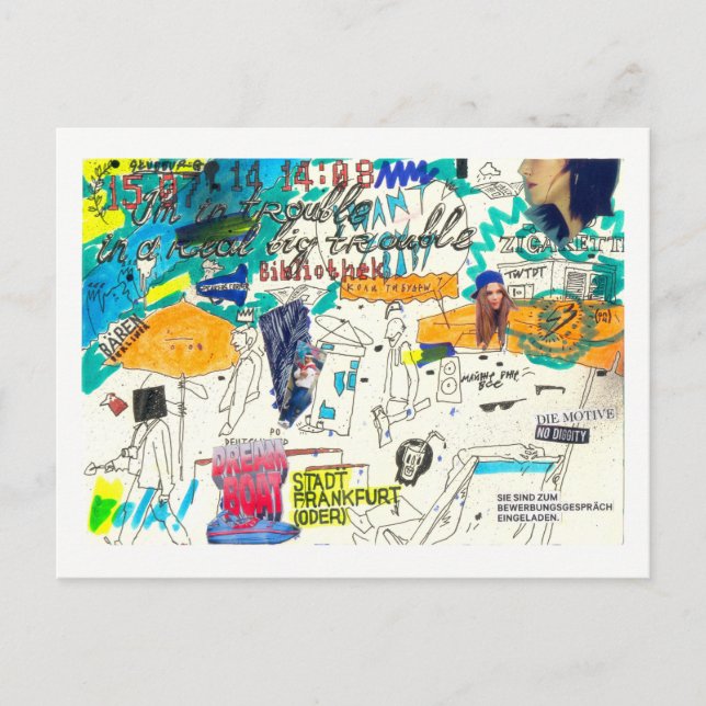 Cartão Postal Frankfurt d. Pó (Frente)