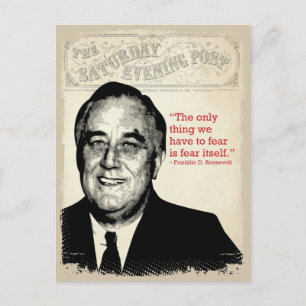 Cartão Postal Franklin D. Roosevelt Cote