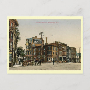 Cartão Postal Franklin Square, Middletown, New York Vintage