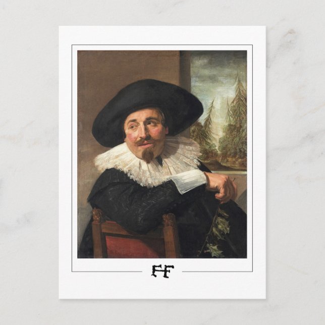 Cartão Postal Frans Hals #2 - Cartão-postal de arte (Frente)