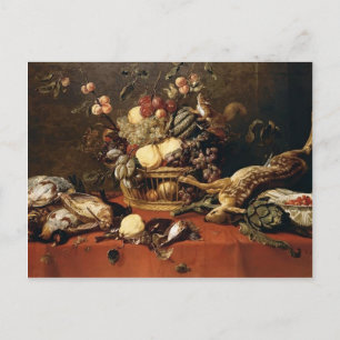 Cartão Postal Frans Snyders - Vida Estática