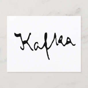 Cartão Postal Franz Kafka