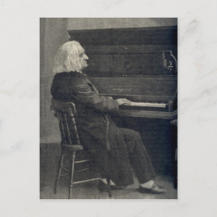 Cartão Postal Franz Liszt