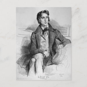 Cartão Postal Franz Liszt