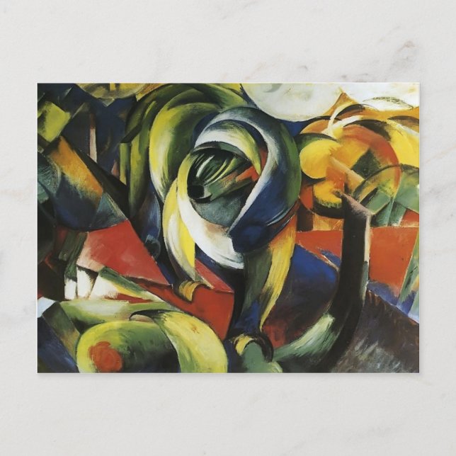 Cartão Postal Franz Marc- Mandrill (Frente)