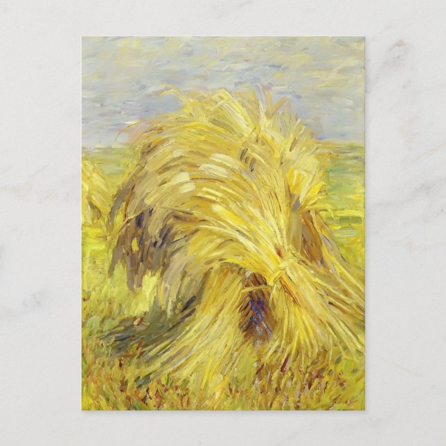 Cartão Postal Franz Marc- Sheaf de Grain (Frente)