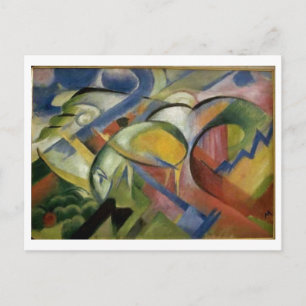 Cartão Postal Franz Marc The Lamb 1913-14 Ovelino Animal