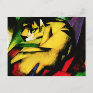 Cartão Postal Franz Marc Tiger Postcard