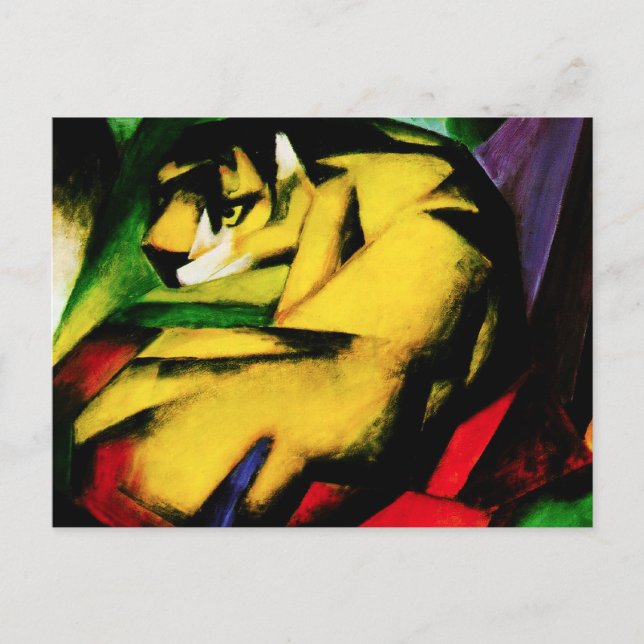 Cartão Postal Franz Marc Tiger Postcard (Frente)