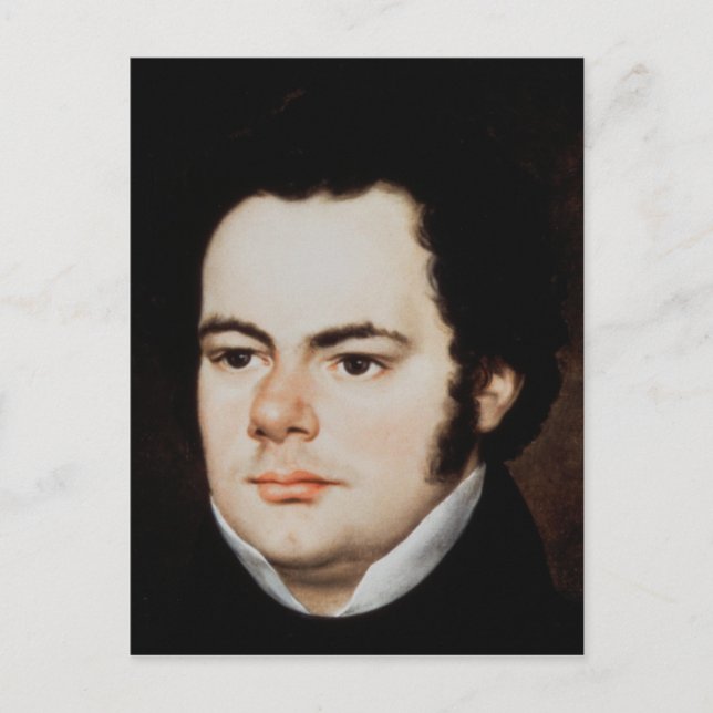 Cartão Postal Franz Peter Schubert (Frente)