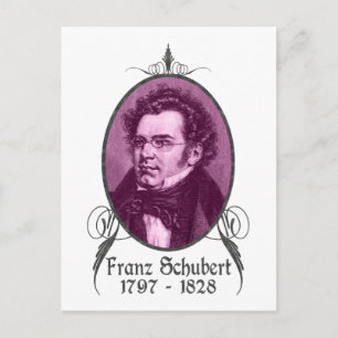 Cartão Postal Franz Schubert