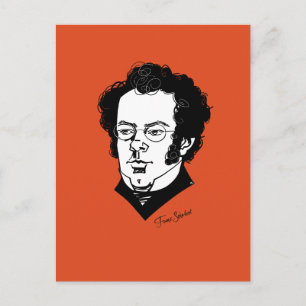 Cartão Postal Franz Schubert