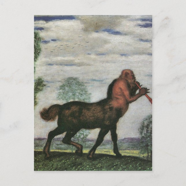 Cartão Postal Franz von Stuck - Primavera (Frente)