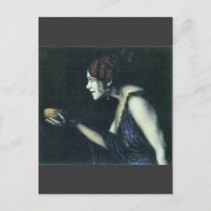 Cartão Postal Franz von Stuck - Tilla Durieux como Circe