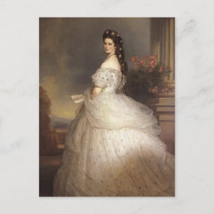 Cartão Postal Franz Winterhalter - Elizabeth, Imperatriz da Áust