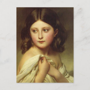 Cartão Postal Franz Winterhalter - Jovem Garota, Princesa Charlo