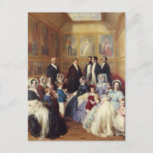 Cartão Postal Franz Winterhalter-Queen Victoria & Prince Albert