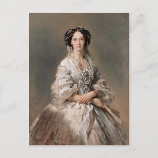 Cartão Postal Franz Winterhalter - Retrato da Imperatriz Maria
