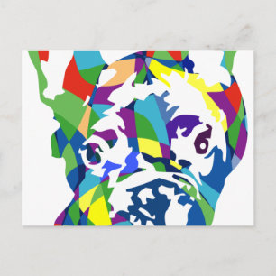 Cartão Postal Französische Buldogge Welpe